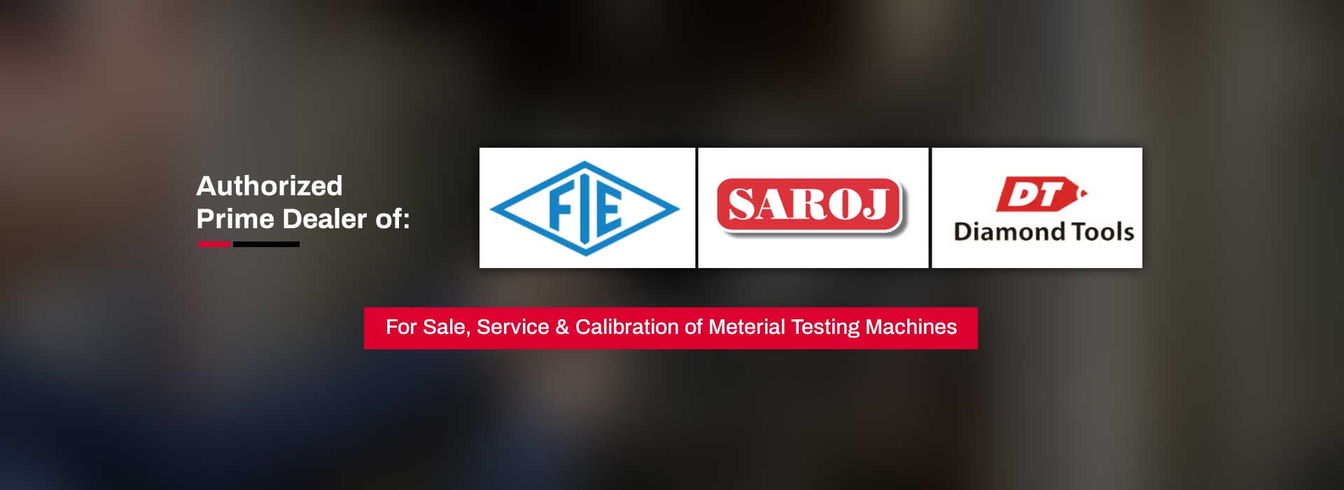 material testing machines services all over India